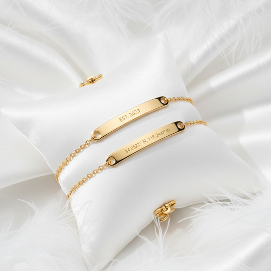 Custom Couple's Bracelet Set