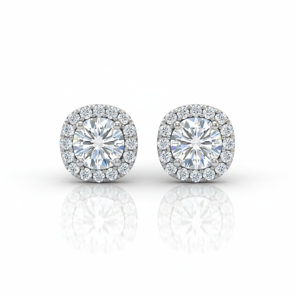 Diamond Stud Earrings